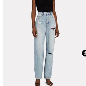 KSUBI Playback Distressed Straight-Leg Jean